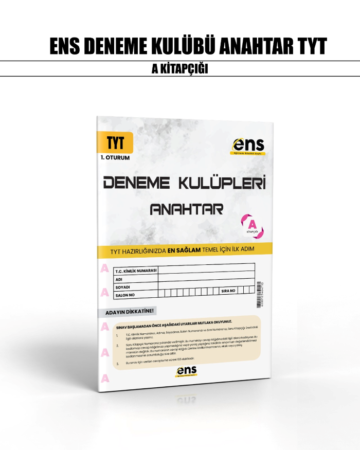 ENS TYT ANAHTAR DENEME KULÜBÜ SNV 1-A - 2024-25